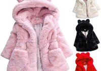 Baby Girl Faux Fur Coats