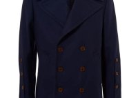 Belted Pea Coat Mens