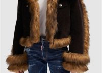 Dsquared2 Fur Coat