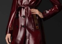 Ladies Rubber Trench Coat