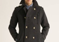 New Mens Superdry Off Jermyn St Pea Trench Coat Black