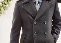 Pea Coat Jacket Mens