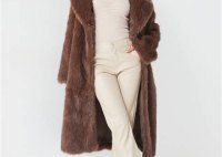 Very Long Faux Fur Coat