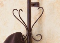 Wall Mounted Coat Rack Antique Bronze Finish