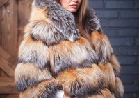 Woman Wearing Fur Coats