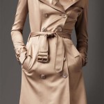 Satin Trench Coat