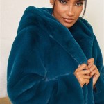 Teal Fur Coat