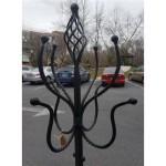 Wrought Iron Tree Coat Rack