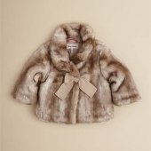 Baby Girl Faux Fur Coats