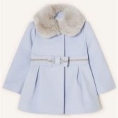 Monsoon Baby Girl Fur Coat